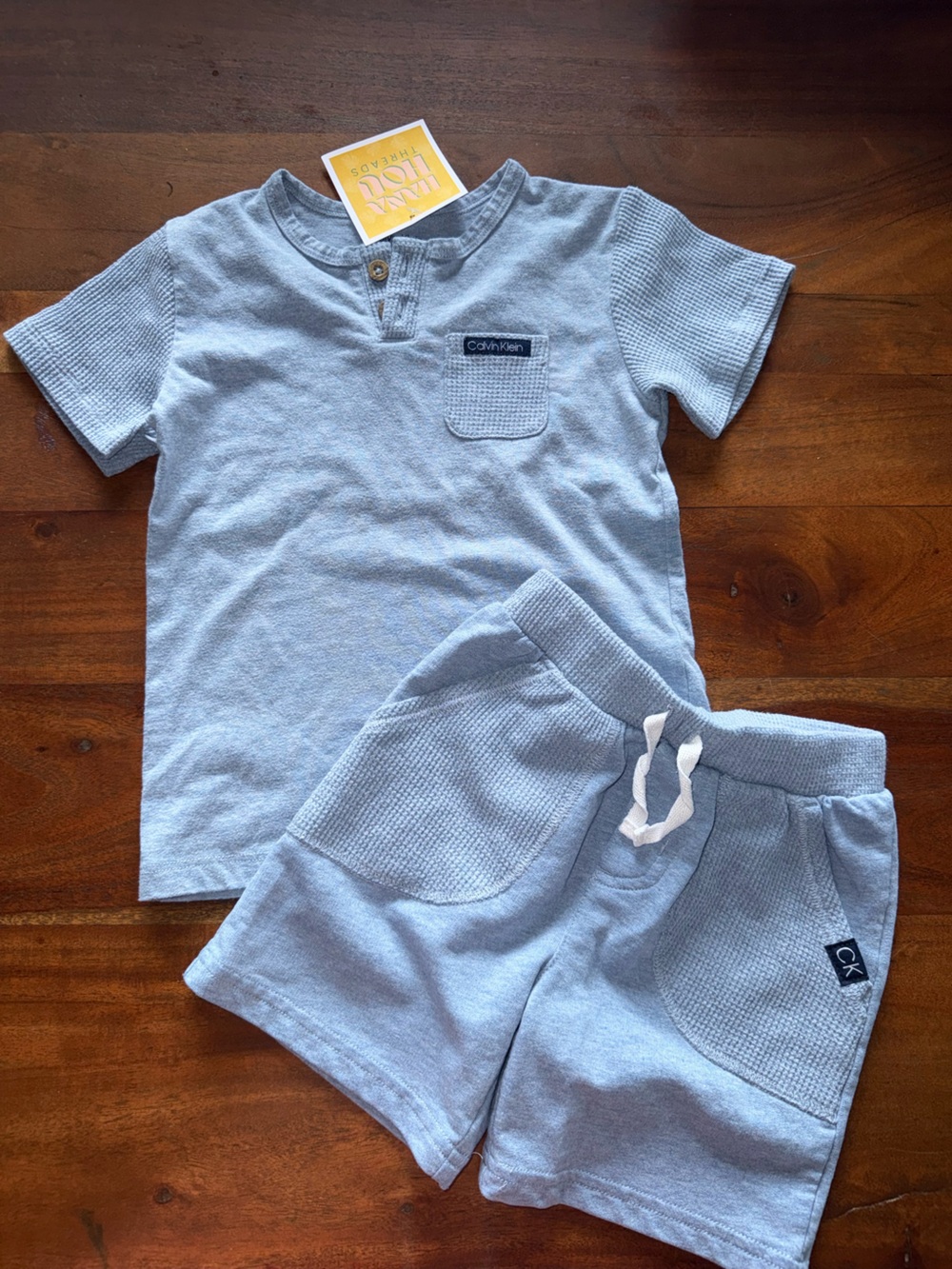 Calvin Klein Light Blue Kids Matching Set
